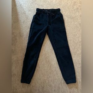 American Eagle Navy Corduroy Joggers